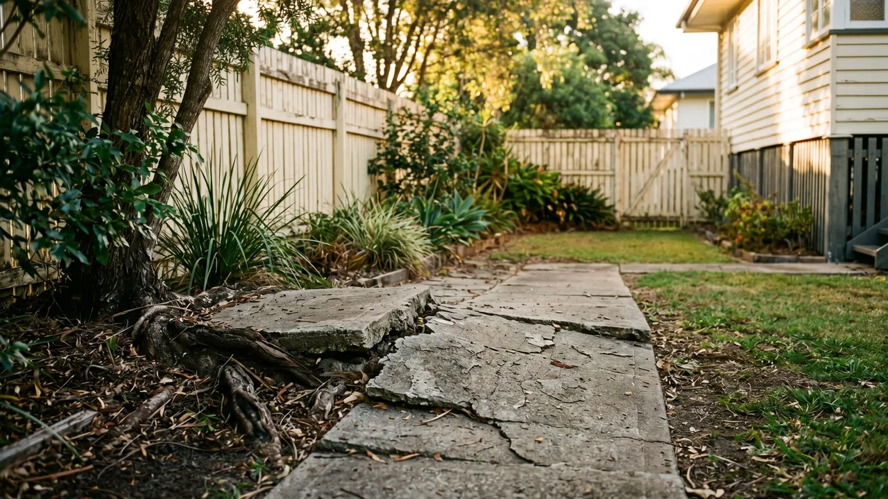 Why do concrete driveways and paths crack so often in Brisbane? in Hemmant