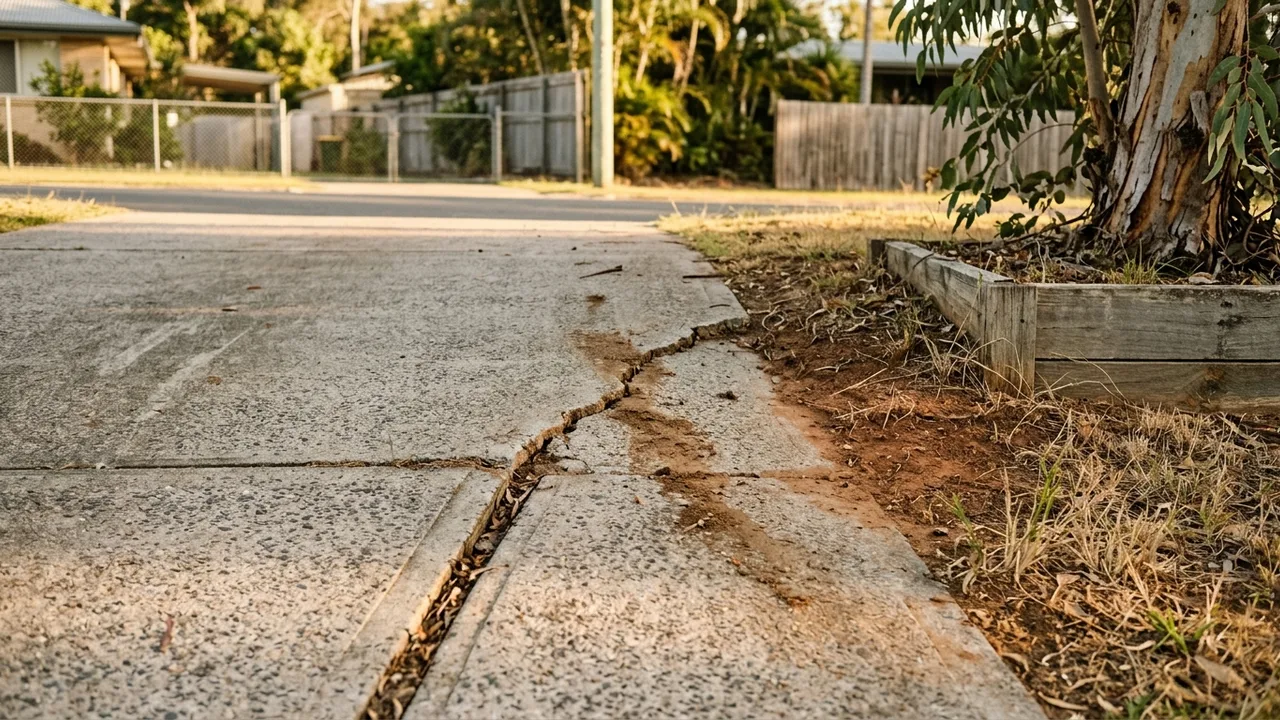 Brisbane concreting detail relevant to "Why do concrete driveways and paths crack so often in Brisbane?"