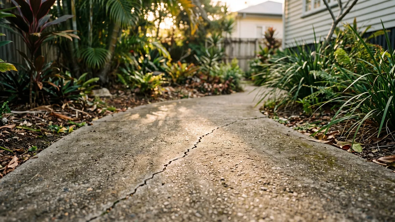 Why does new concrete crack and when should you actually be worried? in Hemmant