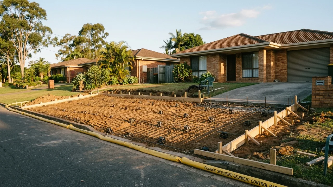Brisbane concreting context shot for "What actually drives the cost of a concrete driveway in Bayside Brisbane?"