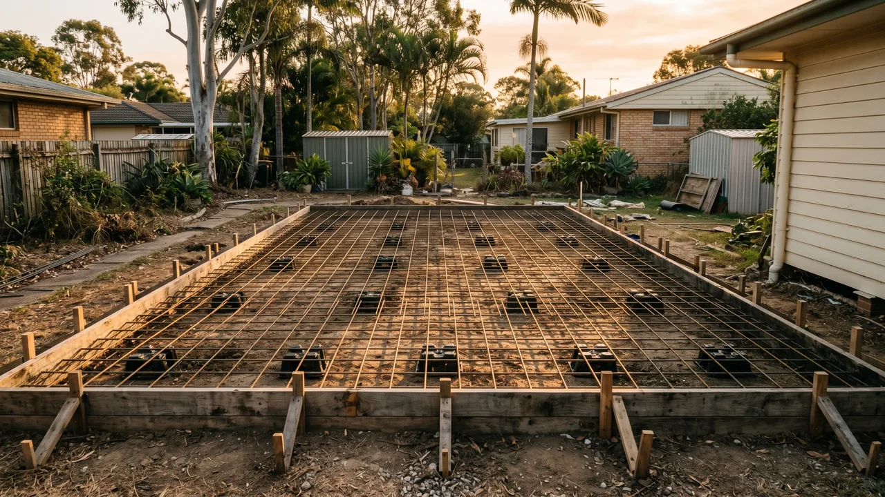 Steel mesh versus reo bar: which reinforcement does your slab actually need? in Hemmant