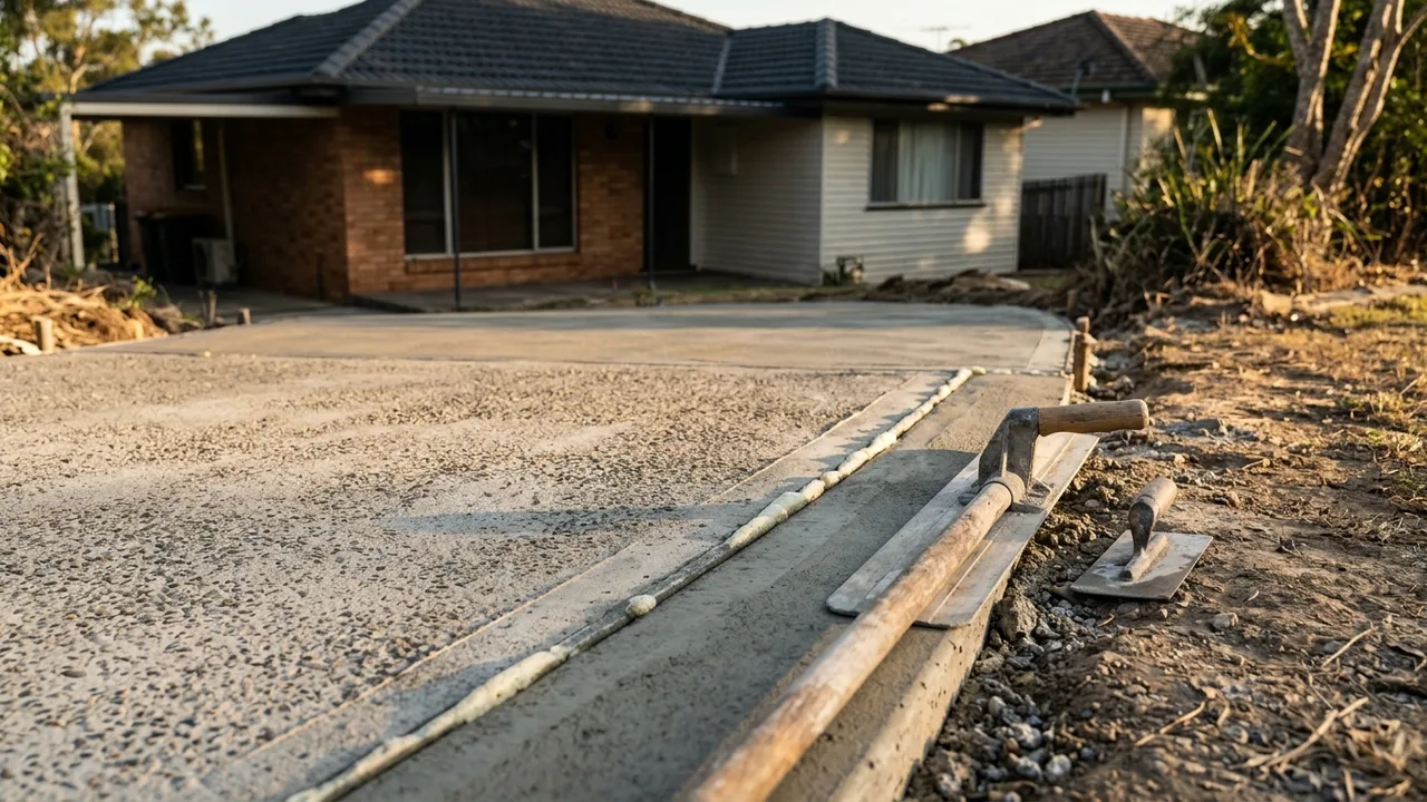 Brisbane concreting detail relevant to "What actually determines the cost of a concreting job in Hemmant?"