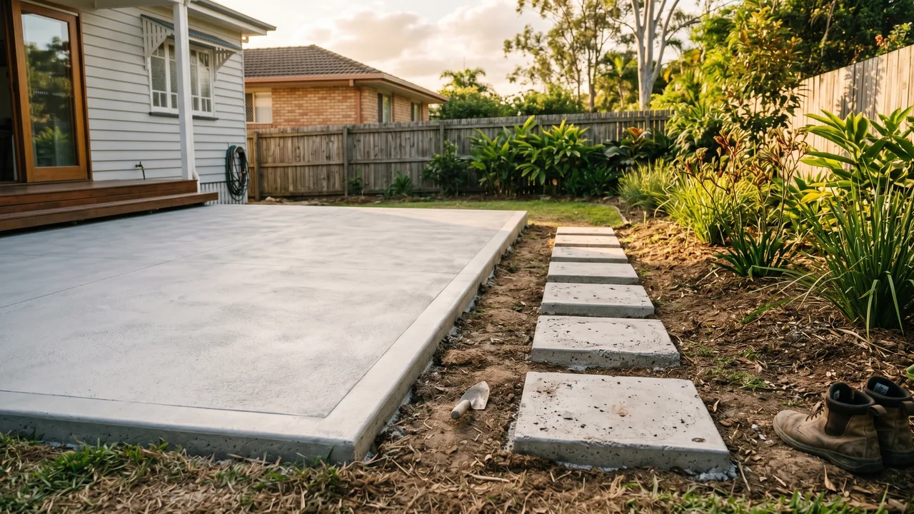 Can you pour your own concrete slab, or is it a job for a professional? in Hemmant