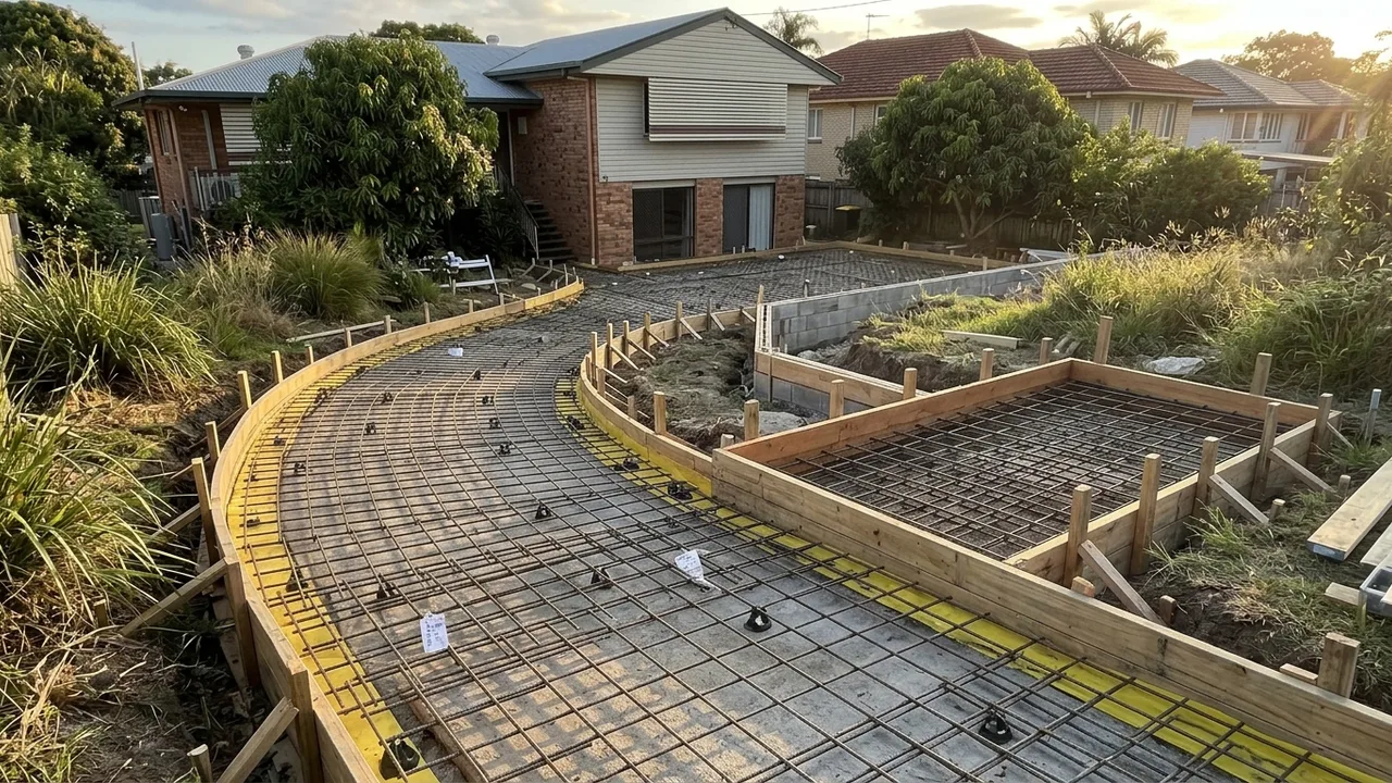 Brisbane concreting context shot for "What should you actually compare when you get concrete quotes?"