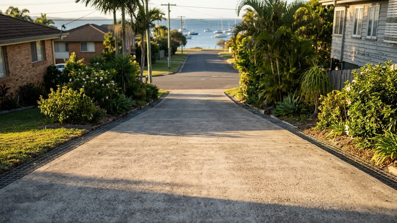 Brisbane concreting context shot for "Coastal air in Manly and Wynnum speeds up concrete wear faster than you think"