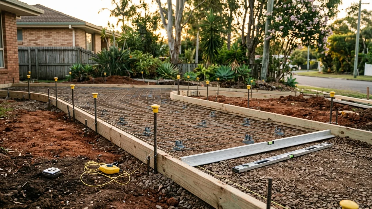 Brisbane concreting detail relevant to "What should be done before the concretor arrives on site?"