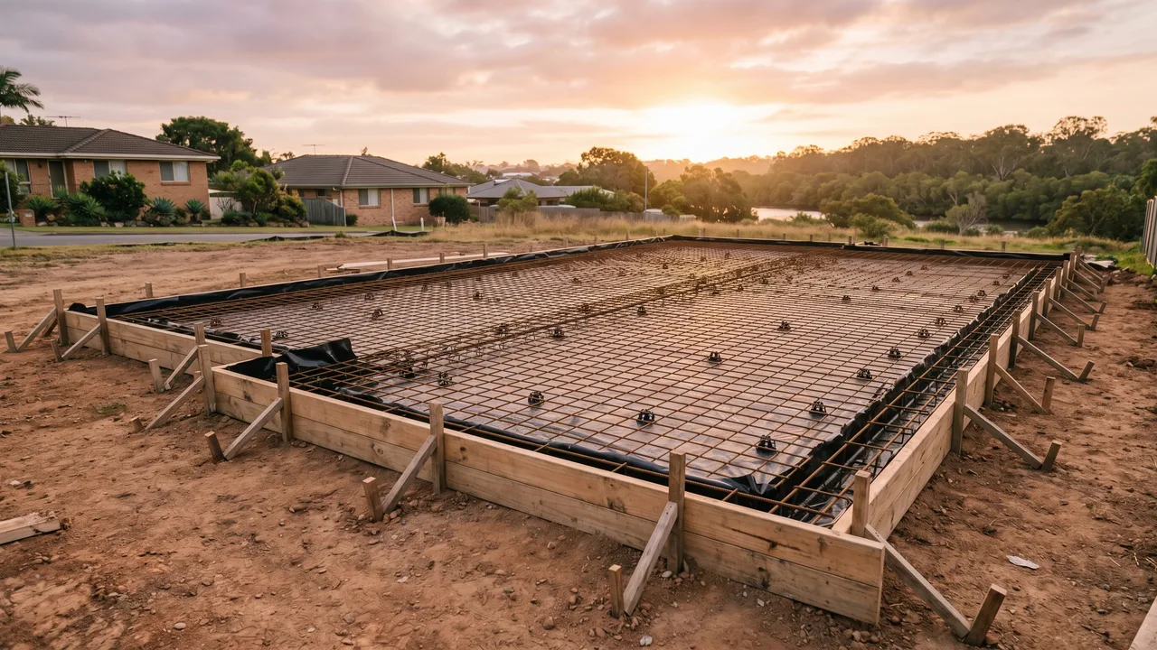 Hemmant's soil and flood history change how concrete is laid here in Hemmant
