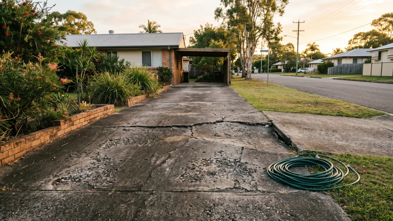 When should you repair your concrete driveway and when should you replace it? in Hemmant