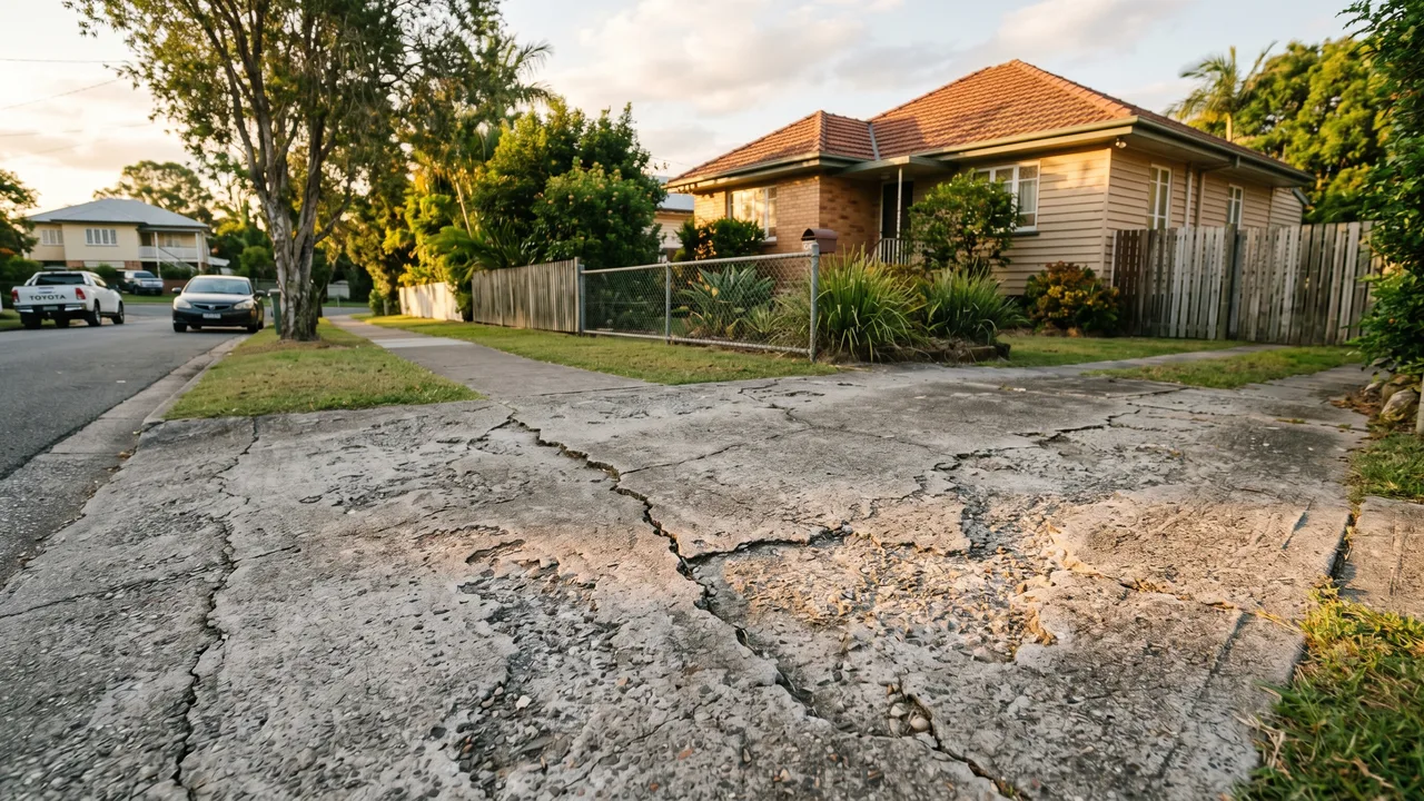 Should you replace your concrete driveway or just resurface it? in Hemmant